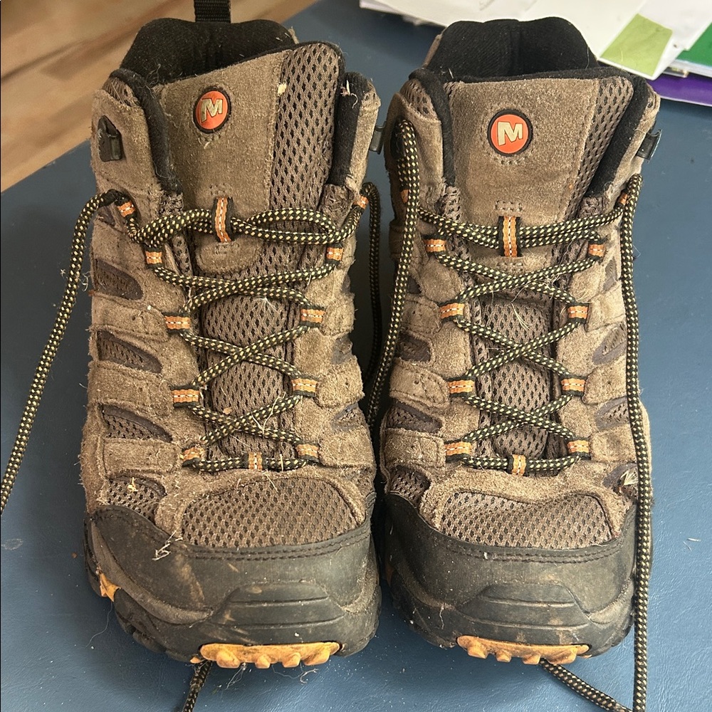 Merrell Men's Dark Brown and Black Outdoor Boots